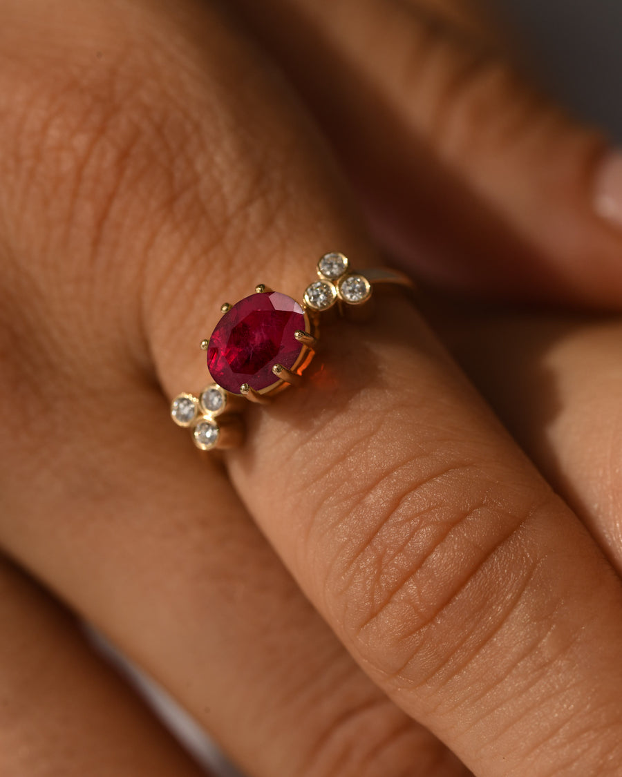 cluster ruby ring